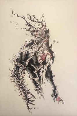 Alvaro F. Gutierrez | Swamp Thing Illustration | Geoff M Art Sales