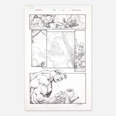 Bong Dazo - Lot 353 - Deadpool #39 Story Page 16 Original Art (Marvel Comics, 2011)