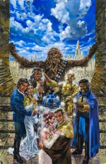 Star Wars Unions - The Wedding Of Luke And Mara 4 Of 4 - Original cover - Loose page - First edition - (2010) | Catawiki