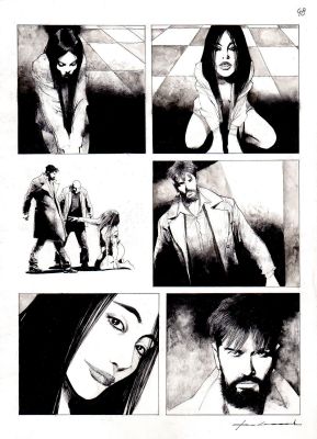 Corrado Roi | Dylan Dog n.406 L’ultima risata p.52 | Tavole Originali