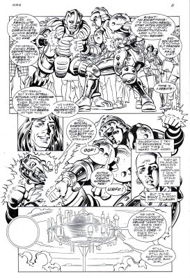 Dave Gibbons | Martha Wahington goes to War #4 p.8 (Scritto da Frank Miller!) | Tavole Originali