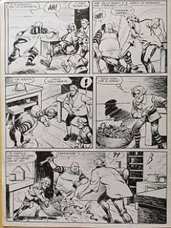 Onofrio Bramante pag.32 - Tavola originale per Falco Bianco - Loose page