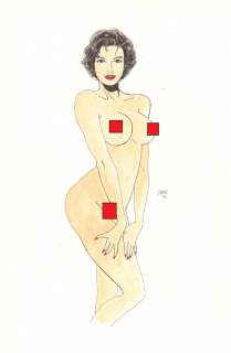 Mark Spears - Lois Lane Nude Color Piece - 1999 Signed *Adults Only*