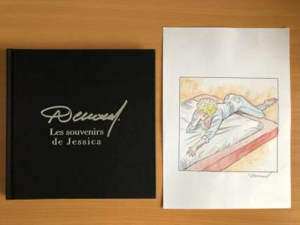 Jessica Blandy - Originele pagina Renaud - Jessica Blandy + Renaud Les Souvenirs de Jessica 77/100 - First edition (2018) | Catawiki