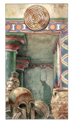 Federico Penco | Il labirinto di Cnosso | Tavole Originali