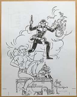 Franka - Originele tekening cover "Operatie Roofmoord" ook gebruikt voor Eppo 11, 2018 - (2018)