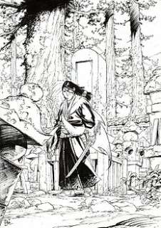 Hub - Couverture originale Ã  l’encre de chine - Okko - TT Le Cycle du vide T1 - Loose page - (2014) | Catawiki