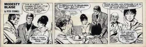 Romero, Enric Badia - Original strip - Modesty Blaise - The Puppet Master - (1972)