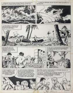 Attanasio, Dino - Planche originale - Bob Morane - (années 1950) | Catawiki