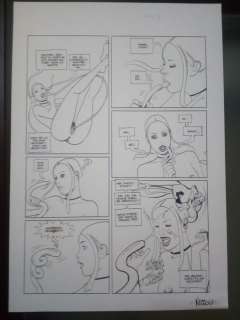 Marco Nizzoli - Planche originale erotique - Simbaby - Format: 35 x 45 cm. - Loose page | Catawiki