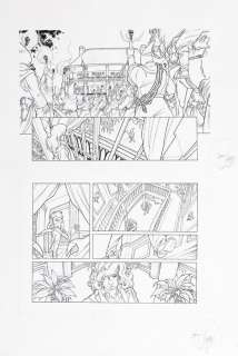 Lange (Grégory) | Bayou, planche n°1 Ã  l’encre de Chine et au cray… | Banque Dessinée