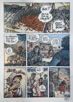 Gilles Cazaux | Le grand Large – TOME 1 – Planche originale – Page 5 | Zic et Bul