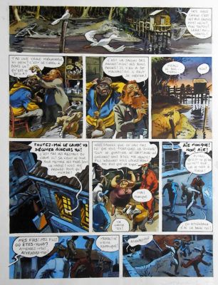 Nicolas Dumontheuil | Le Singe et la Dame Blanche – Planche originale n° 13 | Zic et Bul