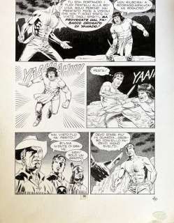 Tex #477 - F. Civitelli - original page "Sfida Selvaggia" Pag. 90 - Loose page | Catawiki