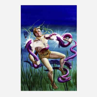 George Wilson | Lot 115 - Korak, Son of Tarzan #29 Cover Original Art (Gold Key, 1969) | Landry Pop Auctions