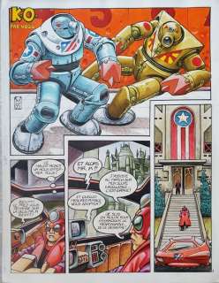 Voss, Alain - Planche originale couleur - Adrénaline - (1982) | Catawiki