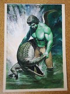 Lawrence, Don - The Hulk - Original Artwork for Special Anniversary Poster - The Hulk - large format in color - (1980) | Catawiki