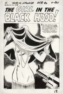 188: Heck Tales to Astonish splash p original comic art | Russ Cochran