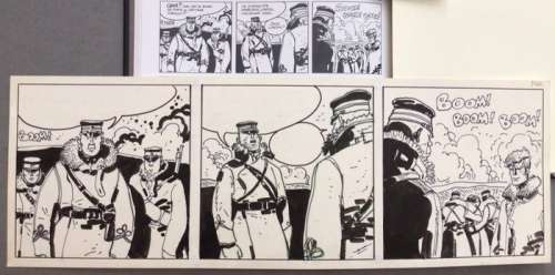 Pratt - Strip original - La Jeunesse de Corto Maltese - Avec Présence d’Un Croquis Inédit de PRATT au Verso - (1981) | Catawiki