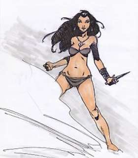 Bournay, Nicolas - Originele tekening in kleur - Nexis