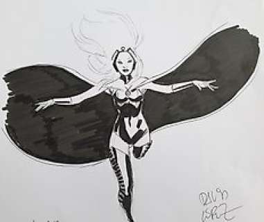 Storm - Original Sketch by David Lopez - Loose page - Unique copy