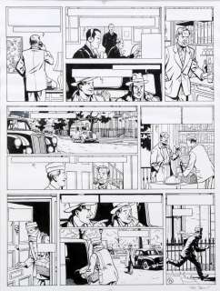 Ted Benoit | Blake et Mortimer, planche n°14 Ã  l’encre de… | Banque Dessinée