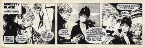Romero, Enric Badia - Original strip - Modesty Blaise - The Puppet Master - (1972) | Catawiki