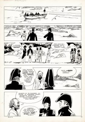 Attilio Micheluzzi | Gli ammutinati del Bounty p.42 | Tavole Originali