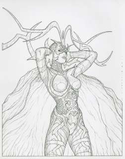 Adriano De Vincentiis - Illustration originale - Hela