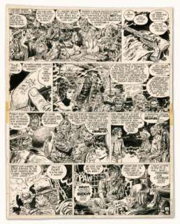 Jean Giraud | BLUEBERRY Encre de Chine pour la planche 6 de l’album La mine | Millon