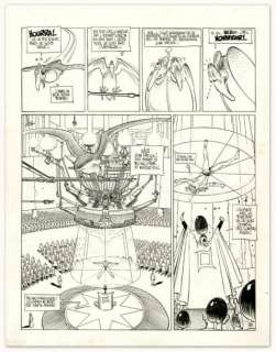 Moebius | L’INCAL Encre de Chine pour la planche 47 de l’album L’Incal lumière | Millon