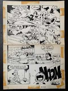 Motti, Michel - Planche originale -Â Pif et Hercule - (1975)