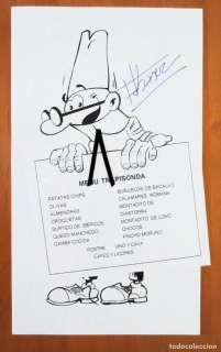 DIBUJO INÉDITO MORTADELO Y FILEMÓN CON FIRMA ORIGINAL DE IBÁÑEZ - BRUGUERA