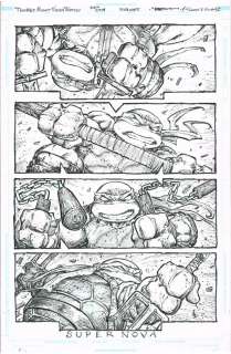 Freddie E. Williams II - TMNT 2020 (Supanova) Australia Con Original Art Used for Poster & T-ShirtCollab w/ Kevin Eastman TWO 11×17 boards