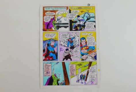 Metropolitan Superman #458 Original Comic Art | Bodnars Auction