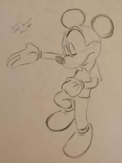 Walt Disney Studio’s | Walt Disney Studio’s - Original Animation Drawing Mickey mouse - Exemplaire unique | Catawiki