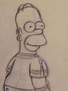 Matt Groening | The Simpsons - Homer Simpson - Exemplaire unique | Catawiki