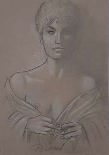 Renaud | Jessica Blandy - Dessin original par Renaud - Nu sensuel | Catawiki