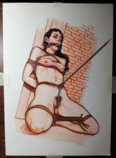 Stefano Mazzotti | Stefano Mazzotti - disegno originale prova per Albo "BD Bondage & Discipline - Page volante - Exemplaire unique | Catawiki