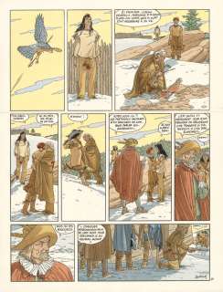 André Juillard - ANDRÉ JUILLARD – Plume aux vents, tome 3 – planche originale 29