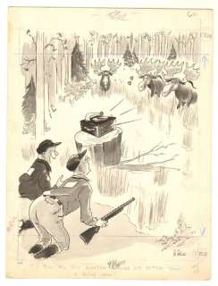 Bo Brown - Moose hunters sinatra gag - true - 1940‘s signed