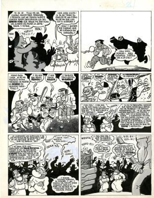 Miguel Gallardo | Makoki en Niu Yors p.24 (Editorial Laertes) | Pop Art Collector