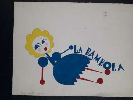 Bruno Angoletta | Bruno Angoletta - Illustrazione Originale - La Bambola - Page volante | Catawiki