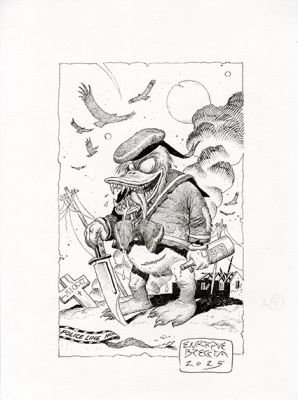 Enrique Breccia | “Bad Donald” – illustrazione | Cart Gallery