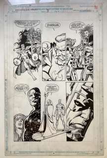 George Perez | Infinity Gauntlet #3 - Page #31 - Original Artwork by George Perez - Page volante - Exemplaire unique - (1991) | Catawiki