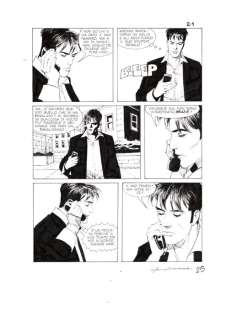 Corrado Roi | Maxi Dylan Dog Old Boy n. 22 - Tavola Originale "il futuro alle spalle" Roi - Page volante - EO - (2014) | Catawiki