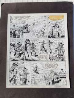 Rouge, Michel | Comanche T11 - Planche originale (p.18) - Les fauves - (1990) | Catawiki