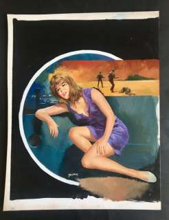 Carlo Jacono | Segretissimo n. 313 - Carlo Jacono - Copertina originale - Page volante - (1969) | Catawiki