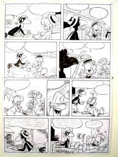 Bas Heymans | Bas Heymans - Originele pagina - ’Joe Carioca met Manuel SILENTIO STUTUS" - Exemplaire unique | Catawiki