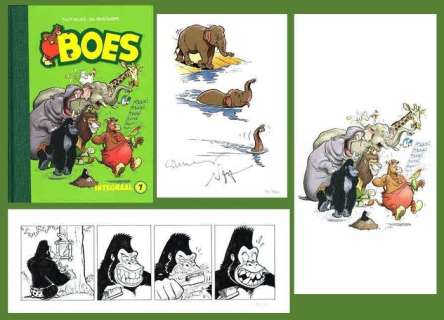 Wil Raymakers, Thijs Wilms | Boes - Luxe editie Boes Integraal deel 7 - Genummerd 39/80 - Met originele strook + ex-libris - Cartonné - EO (2018) | Catawiki